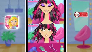 Best Girls Hair salon Games  Hairstyle and Makeover  Fun for kids [upl. by Mathe919]