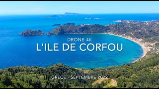 Ile de Corfou Grèce Drone 4K UHD [upl. by Swiercz174]