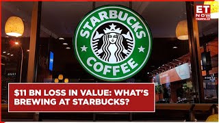 Why Is Starbucks Losing Money  Starbucks 11 Billion Loss  IsraelPalestine War  Starbucks Stock [upl. by Kin44]