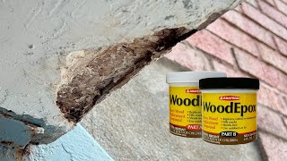 How I Fixed my Rotten Wood Stairs With Abatron WoodEpox [upl. by Enohpesrep]