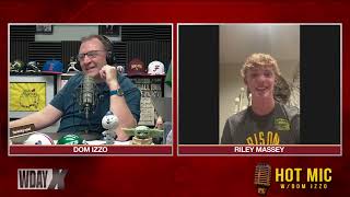 Hot Mic Interview St Louis guard Riley Massey on why he committed to NDSU basketball [upl. by Ajan]