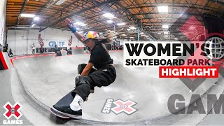 Women’s Skateboard Park HIGHLIGHTS  X Games 2022 [upl. by Duke649]