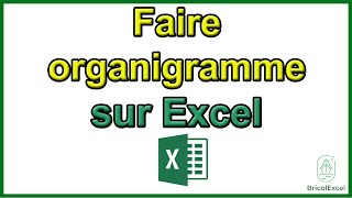 Comment faire organigramme sur Excel [upl. by Tnecnev415]