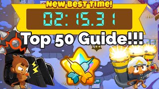 Btd6 Race 310 “Quiet but Quick” In 21531 Top 50 Guide [upl. by Werd881]