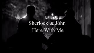 Sherlock and John  Here With Me Reichenbach Fall [upl. by Anitak]