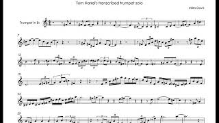 Nardis  Tom Harrels transcribed trumpet solo [upl. by Feodor]