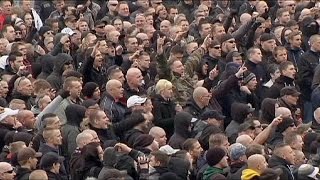 Manifestation dextrême droite à Hanovre [upl. by Belicia]