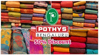 Pothys Diwali Offer Collections 2023  Pothys 11 Combo Offers  Pothys 50 Offer Fancy Silk Sarees [upl. by Mcdougall]