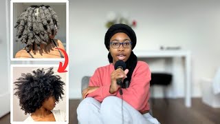 Hair Update After Combing Locs Out amp Human Design Projector Talk [upl. by Crespo]