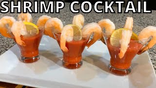 How to make Fresh Shrimp Cocktail and Cocktail Sauce [upl. by Pietrek]