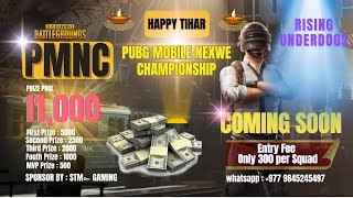 HAPPY VIJAYA DASHAMI  PMNC COMING SOON PUBG Mobile BGMI  PUBG MOBILE LIVE NEXWE GAMING YT [upl. by Auqenes]