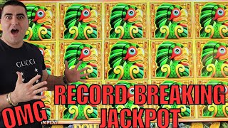 RECORD BREAKING JACKPOT On Double Money Link Slot [upl. by Basile]