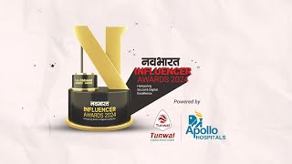 And the Spotlight Shines on the Navabharat Influencer Awards 2024 [upl. by Dionis]