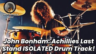 John Bonham Achilles Last Stand ISOLATED Drum Track [upl. by Ahk]