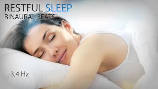 Restful Sleep  Pure Binaural Beats  34Hz [upl. by Oiramed]