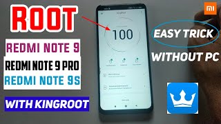 Root Redmi Note 9Note9SNote9Pro with KingRoot App 2022 New trick [upl. by Darnoc433]