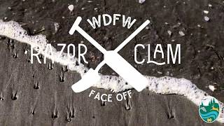 WDFWs 2019 Razor Clam FaceOff Challenge [upl. by Ylhsa]