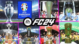 EA SPORTS FC 24  ALL 24 LICENSED COMPETITIONS ft NEW amp MORE [upl. by Cash461]