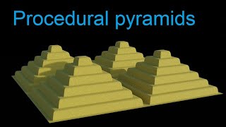 MNE 8 Procedural pyramids [upl. by Nary]