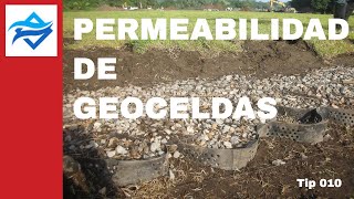 Permeabilidad de Geoceldas  Aplicación a Drenaje de Campos Deportivos [upl. by Wilkey335]