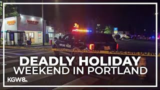 3 dead after 4 separate shootings in Portland over Fourth of July weekend [upl. by Thaxter]