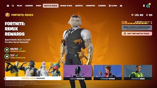 ALL Season 4 Battle Pass Rewards  All Season 4 Dances Emotes Spray Paints Outfits Gliders Etc [upl. by Buffum815]