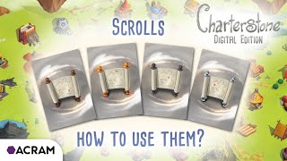 Charterstone Digital Edition  Scrolls and how to use them Spoilers [upl. by Naruq]