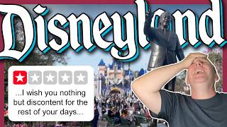 REACTING and Responding to 1STAR REVIEWS of Disneyland [upl. by Enneibaf]