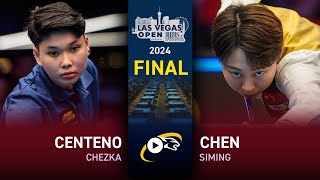 FINAL Chezka Centeno vs Siming Chen▸ 2024 Las Vegas Open by Rums of Puerto Rico [upl. by Ardnuhs]