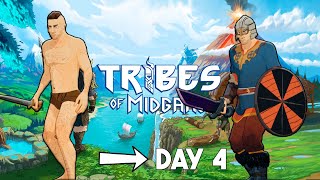 Tribes Of Midgard  Day 1 to Day 4 l PC Gameplay By Leeiff [upl. by Rebeh]