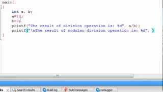 C Programming Tutorial8 Modular Division [upl. by Pitts]