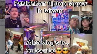 Sinio vs kram with fliptop artist Zaito lhipkram andy g mhot jonas kaganapan sa taiwantrending [upl. by Rahab]