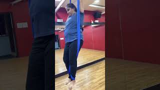 Aerial yoga TTC  Aerial yoga class in Raipur Chhattisgarh India  yoga aerial shorts [upl. by Clymer]