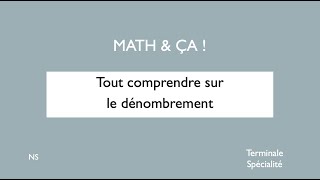 Tout comprendre sur le dénombrement [upl. by Wynny470]