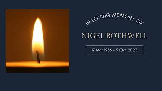 NIGEL ROTHWELL MEMORIAL [upl. by Noreg]