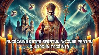 🙏 Rugăciune către Sfântul Nicolae – Ajutor Divin pentru Pocăință Sinceră ✨💖 [upl. by Nala]