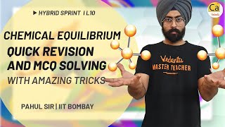 Chemical Equilibrium  Quick Revision amp MCQ Solving With Amazing TricksJEENEET 2021 Hybrid Sprint [upl. by Velda]