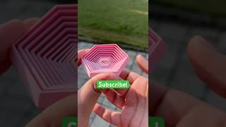 Hexagon fidget toy satisfying bambulaba1mini 3dprinted [upl. by Notrab]