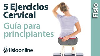 5 Ejercicios fáciles para cervicales  GUIA PARA PRINCIPIANTES [upl. by Nahtnamas]