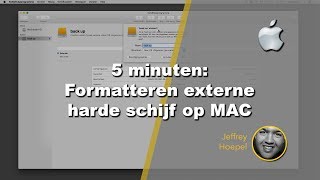 5 minuten Formatteren externe harde schijf op MAC  May2Learn [upl. by Appolonia518]