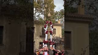 2de7c dels Castellers de SarriÃ per la Festa Major [upl. by Artur740]