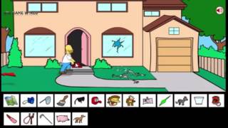 Homer saw game walkthrough  Homer saw game Solucion escape game by inka games [upl. by Findley172]