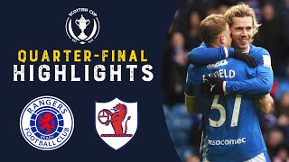 Rangers Secure Hampden Return  Rangers 30 Raith Rovers  Scottish Cup QuarterFinal 202223 [upl. by Aloek]