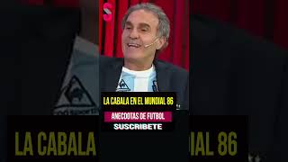 ⚽ ANÉCDOTAS DE FUTBOL Óscar Ruggeri y Diego Maradona  La cábala en el mundial 86 [upl. by Eugenie]