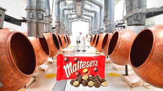 INSIDE THE FACTORY OF MALTESERS CHOCOLATE MAKING MACHINES [upl. by Nyraf]