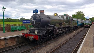 GWR No 4079 Pendennis Castle  Epping Ongar Railway  Summer Steam Gala 2023 Part 2 [upl. by Ytinirt]