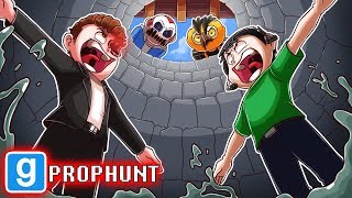 THEY WONT FIND US IN NOGLAS WELL Gmod Prop Hunt Funny Moments [upl. by Islek]