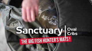 Trakker Sanctuary Oval Cribs – The Big Fish Hunters Mats [upl. by Lynsey]