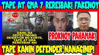 TAPE at GMA 7 pinapa RESBAK ng mga Kanin defender [upl. by Assilev]