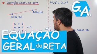 G A EQUAÇÃO GERAL DA RETA c macete [upl. by Dov]